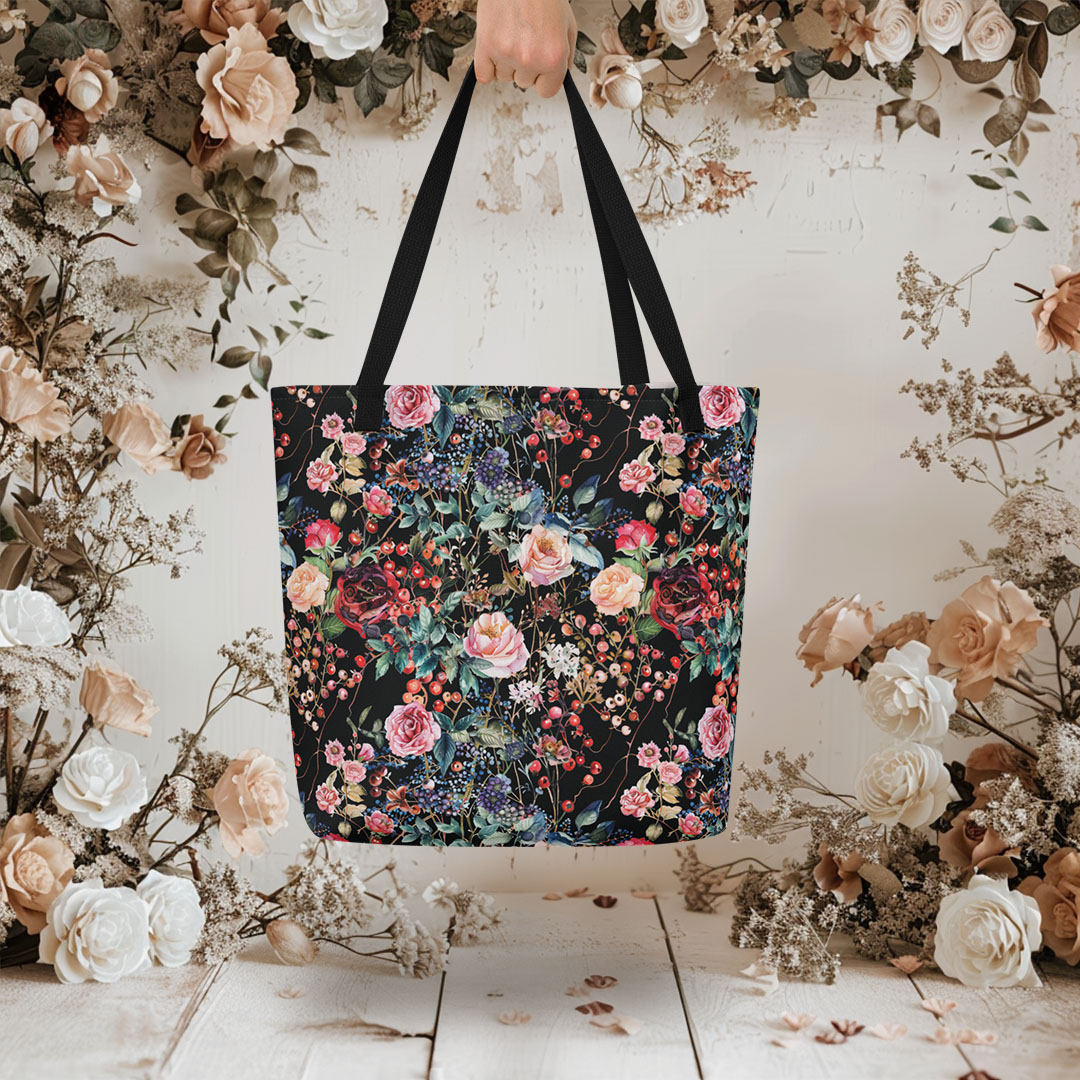 Vintage Cottagecore Inspired Tote Bags