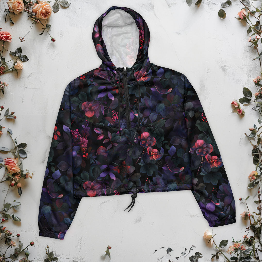 Dark Ambiance Cropped Windbreakers