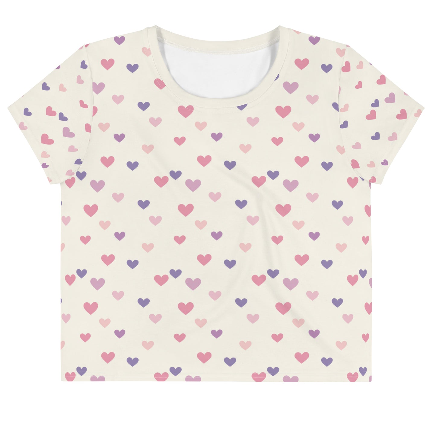 SweetHeart Vintage Cottagecore-Inspired Crop Tee