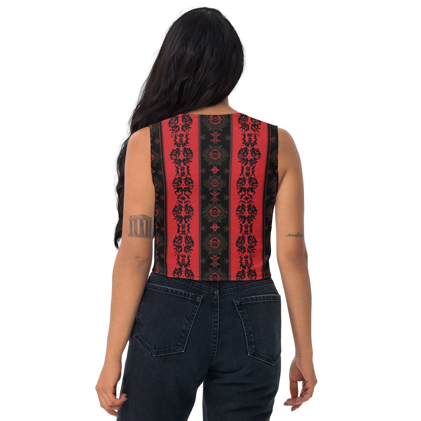 Blood Penitence Dark Ambiance Crop Top