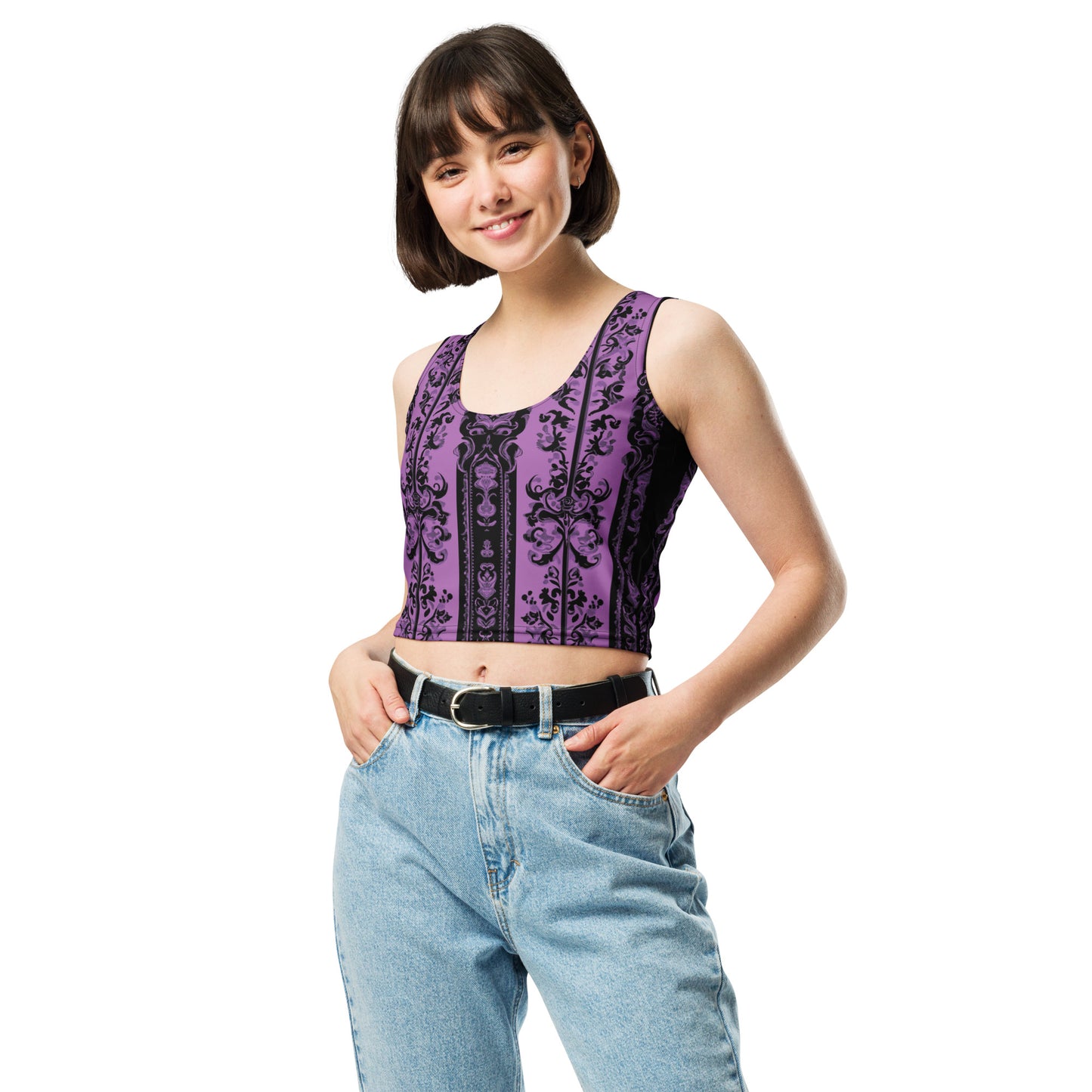 Gothic Rivalry Dark Ambiance Crop Top