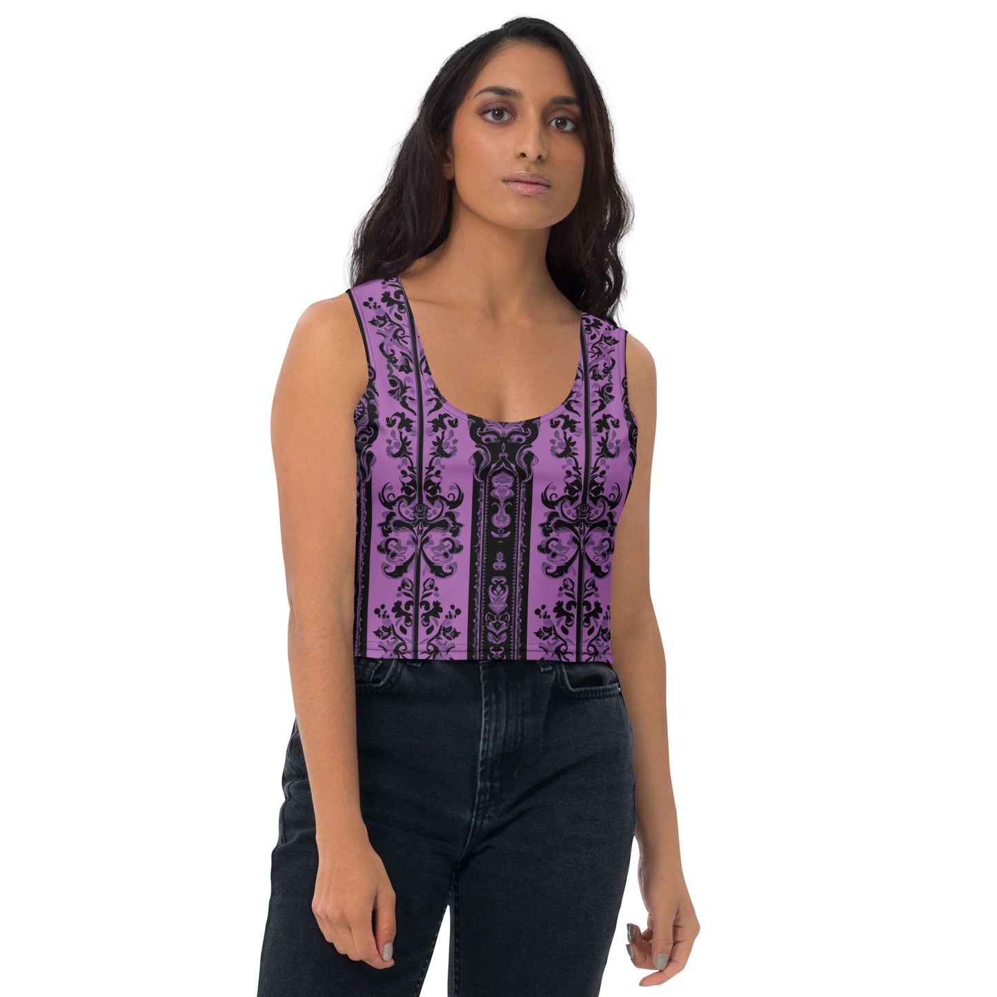 Gothic Rivalry Dark Ambiance Crop Top