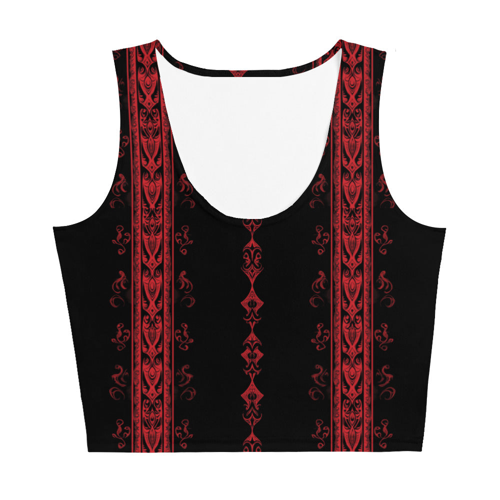 Zodiac Allusion Dark Ambiance Crop Top