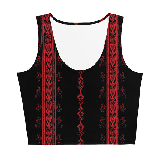 Zodiac Allusion Dark Ambiance Crop Top