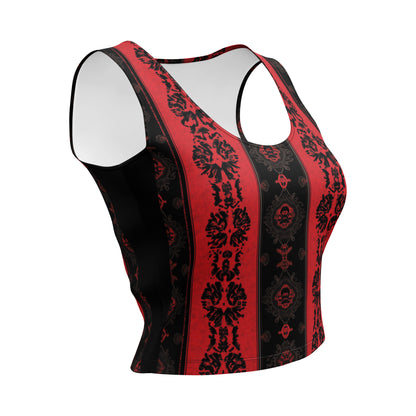 Blood Penitence Dark Ambiance Crop Top