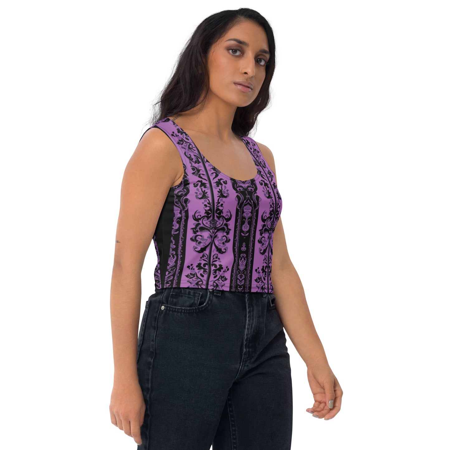 Gothic Rivalry Dark Ambiance Crop Top