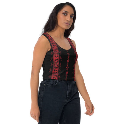 Zodiac Allusion Dark Ambiance Crop Top