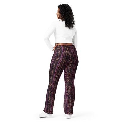 Mighty Heathen Dark Ambiance Flared Pull On Pants