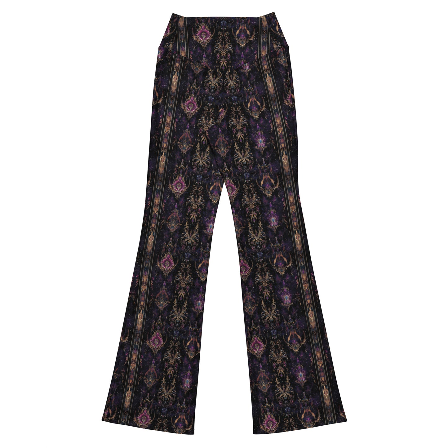 Esoteric Beauty Dark Ambiance Flared Pull On Pants