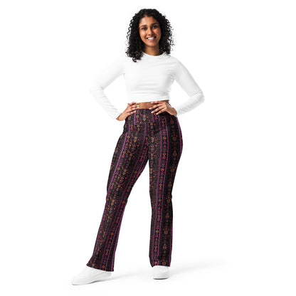 Mighty Heathen Dark Ambiance Flared Pull On Pants