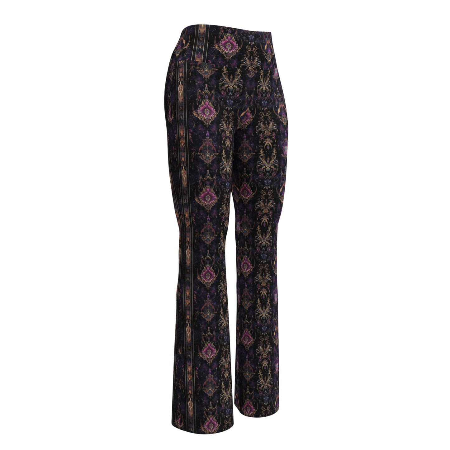 Esoteric Beauty Dark Ambiance Flared Pull On Pants