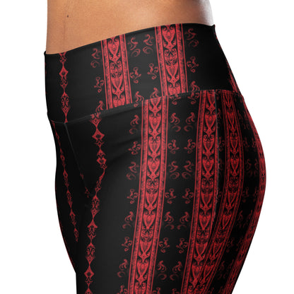 Zodiac Allusion Dark Ambiance Flared Pull On Pants