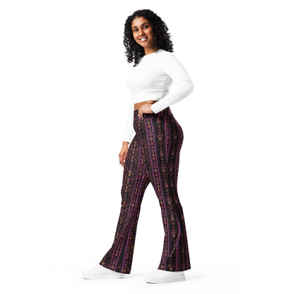 Mighty Heathen Dark Ambiance Flared Pull On Pants