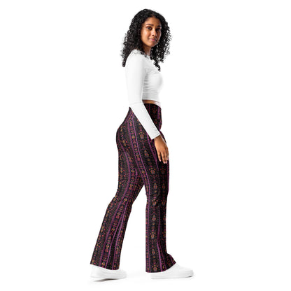 Mighty Heathen Dark Ambiance Flared Pull On Pants