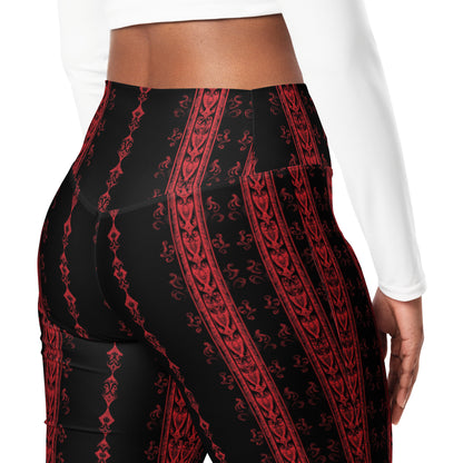 Zodiac Allusion Dark Ambiance Flared Pull On Pants