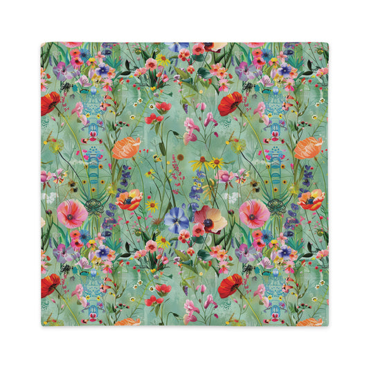 Blossom Garden Vintage Cottagecore-Inspired Decorative Pillow Case