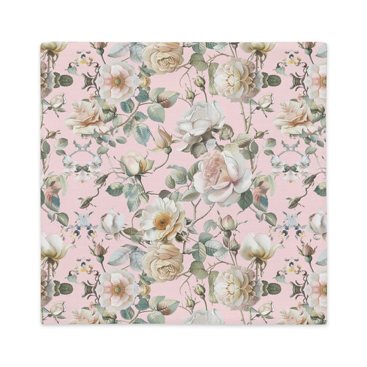 Pink Petal Vintage Cottagecore-Inspired Decorative Pillow Case