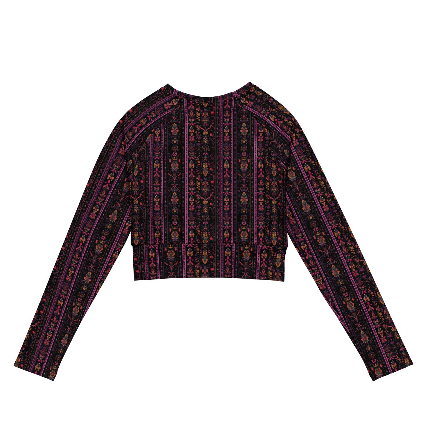 Mighty Heathen Dark Ambiance Long-Sleeve Crop Top