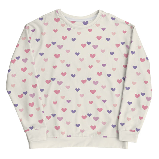 SweetHeart Vintage Cottagecore-Inspired Crewneck Sweater