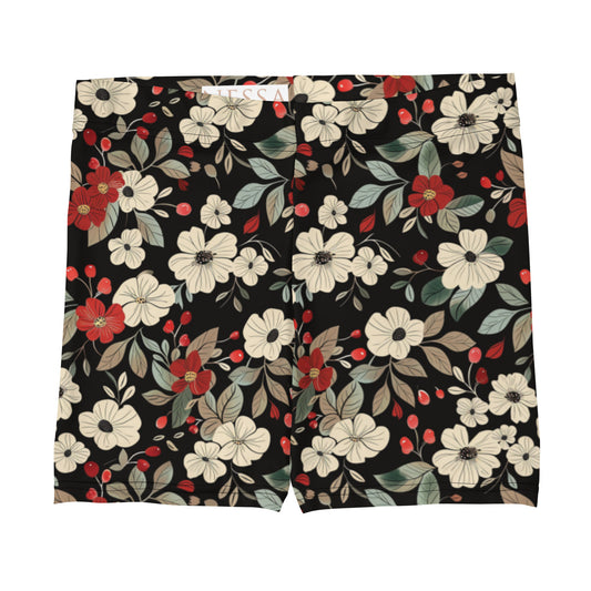 Floral Meadow Whisper Vintage Cottagecore-Inspired Shorts