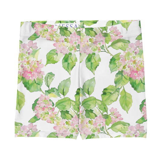 Hydrangea Harmony Vintage Cottagecore-Inspired Shorts