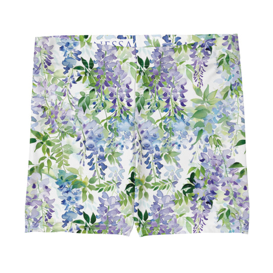 Wisteria Whisper Vintage Cottagecore-Inspired Shorts