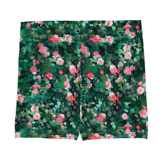 Emerald Dream Vintage Cottagecore-Inspired Shorts