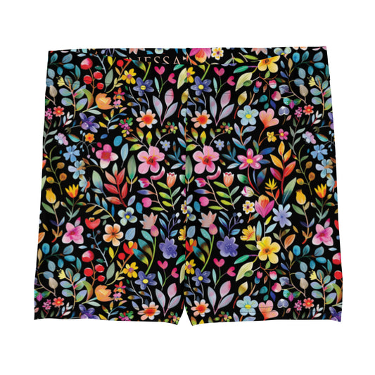 Floral Flurry Vintage Cottagecore-Inspired Shorts