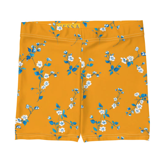 Sunny Bloom Elegance Vintage Cottagecore-Inspired Shorts