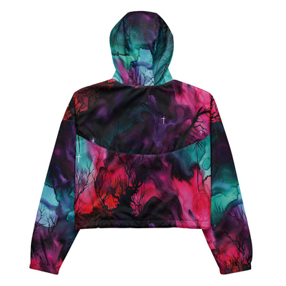 Whispering Woods Dark Ambiance Cropped Windbreaker