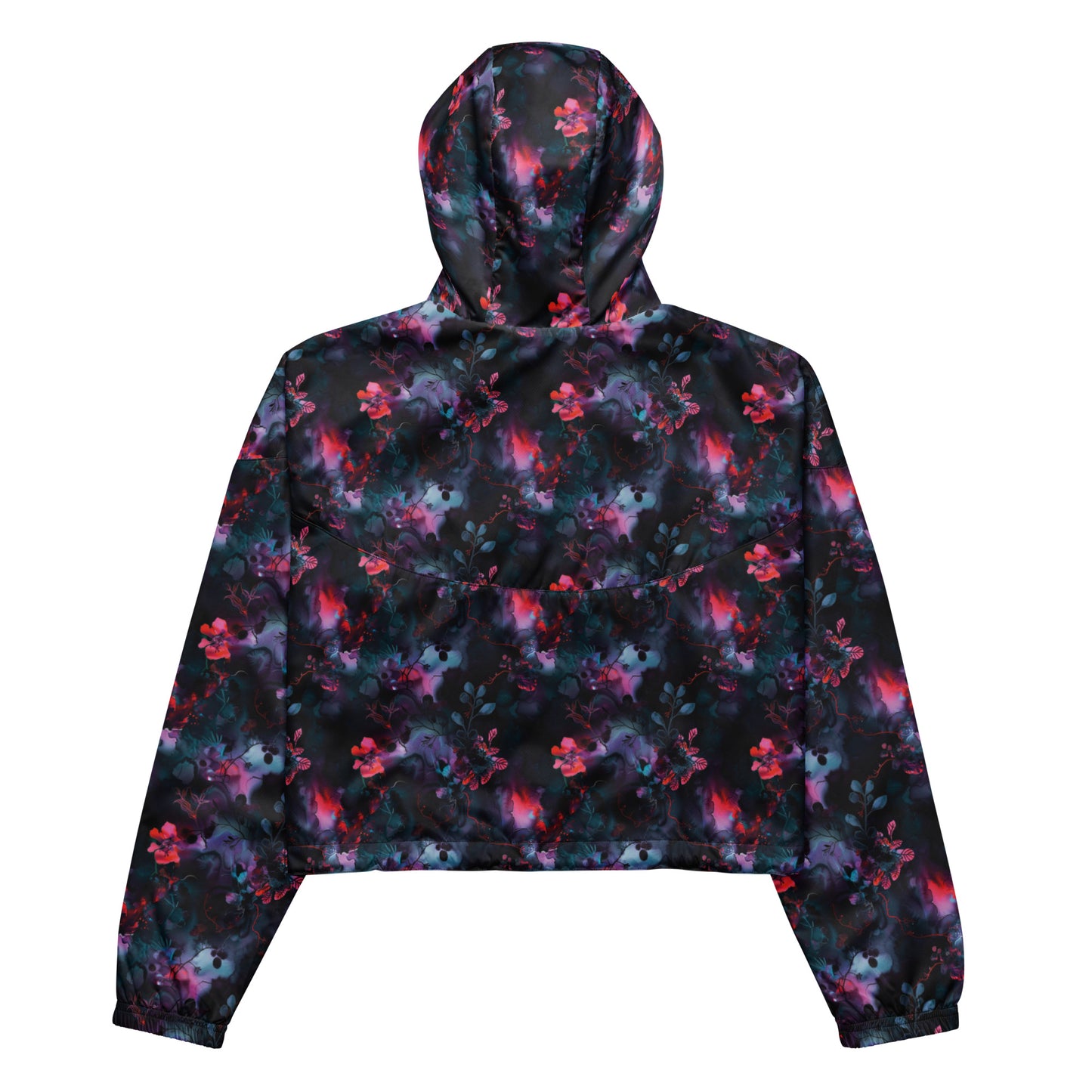 Moonlit Garden Dark Ambiance Cropped Windbreaker