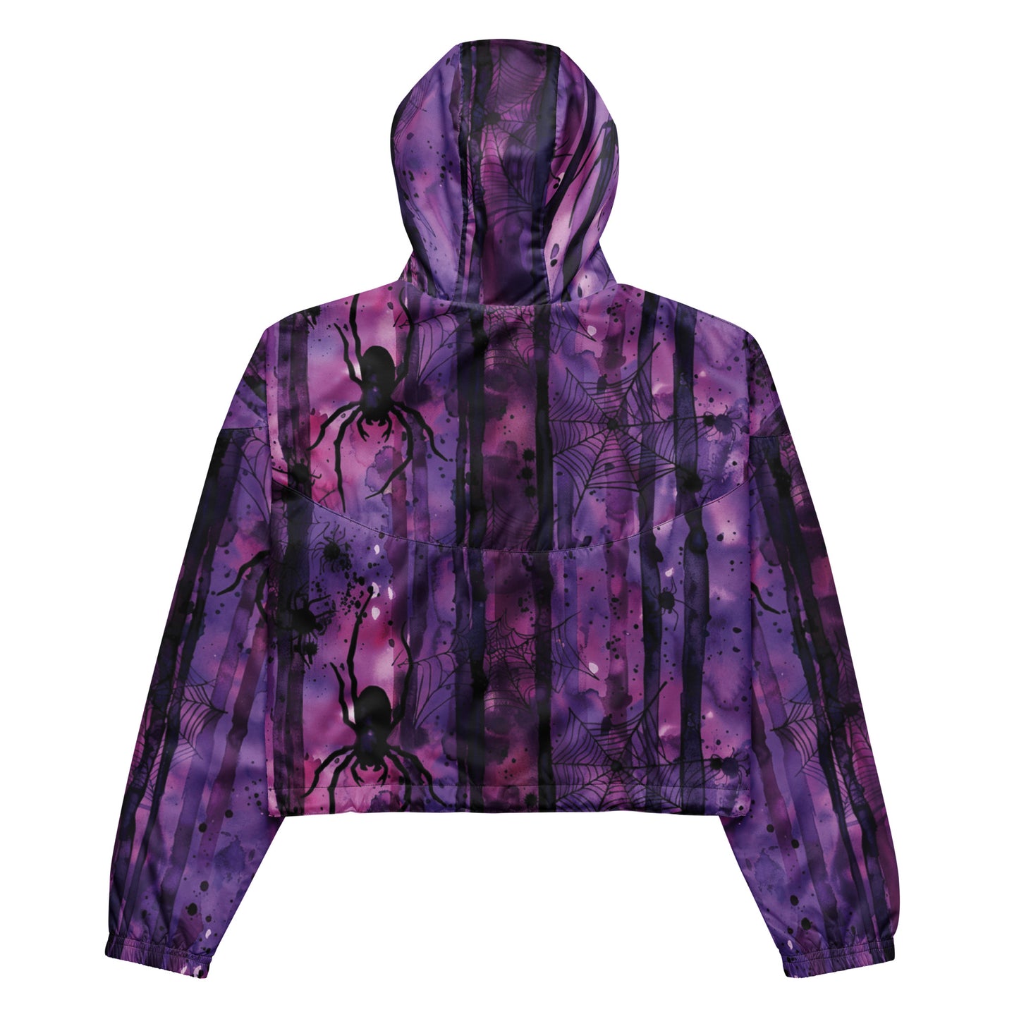 Haunting Beauty Dark Ambiance Cropped Windbreaker