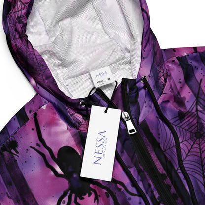 Haunting Beauty Dark Ambiance Cropped Windbreaker